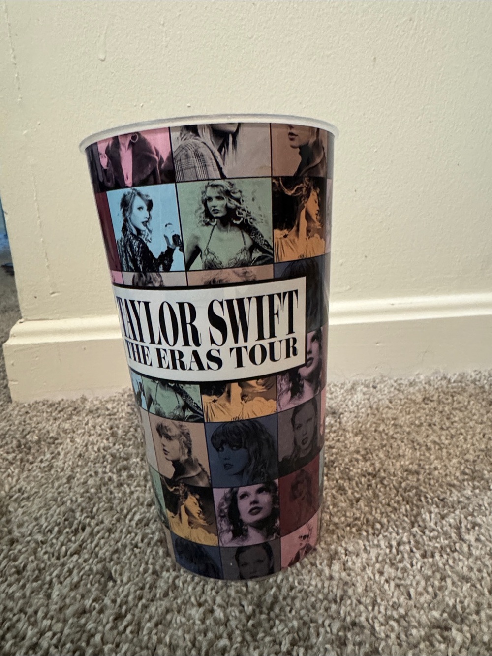Taylor Swift Multicolor Collage Tour Cup